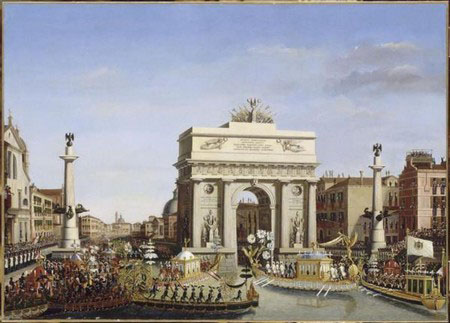 Giuseppe Borsato, Entry of Napoleon I into Venice